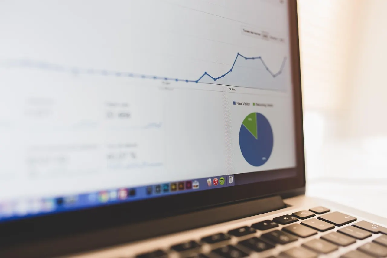 IT-Manager prüft Ressourcen-Dashboard mit Lizenz- und Kostenkennzahlen am Laptop