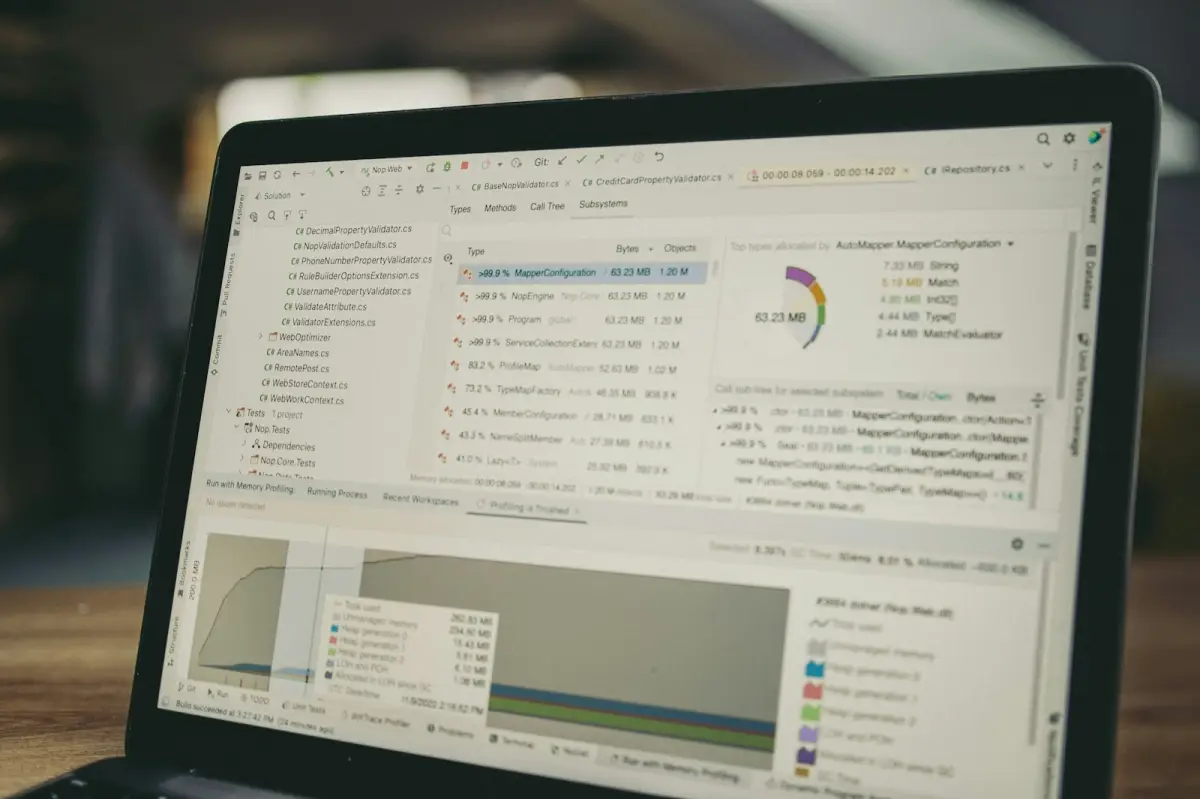 Kaseya VSA Dashboard auf einem Notebook - Performance-Werte, Tickets und Alarme zeigen den Zustand verwalteter Endpunkte